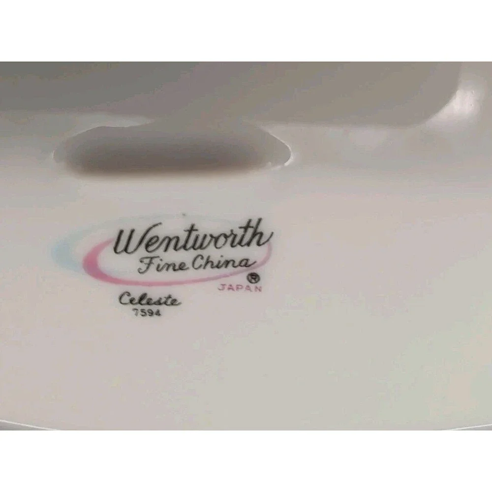 Wentworth Fine China Celeste 7594 Gravy Boat Under Plate Only Replacement